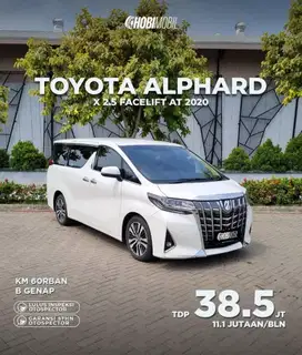 Alphard 2.5 X Facelift 2019 Pmk 2020