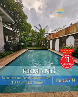 RUMAH DIBAWAH NJOP HITUNG TANAH AREA KEMANG JAKARTA SELATAN
