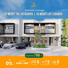 Rumah 2 lantai , nempel premier estate 3, free biaya dan bisa DP 0