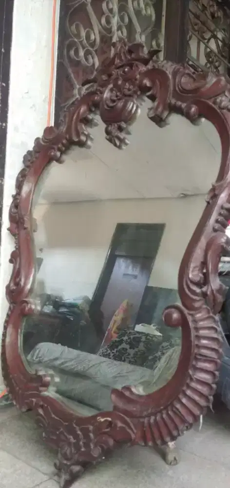 DI JUAL CERMIN RIAS JATI ORIGINAL