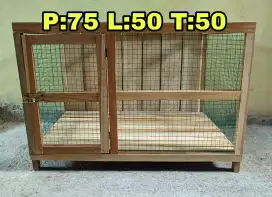 Kandang kucing kayu murah
