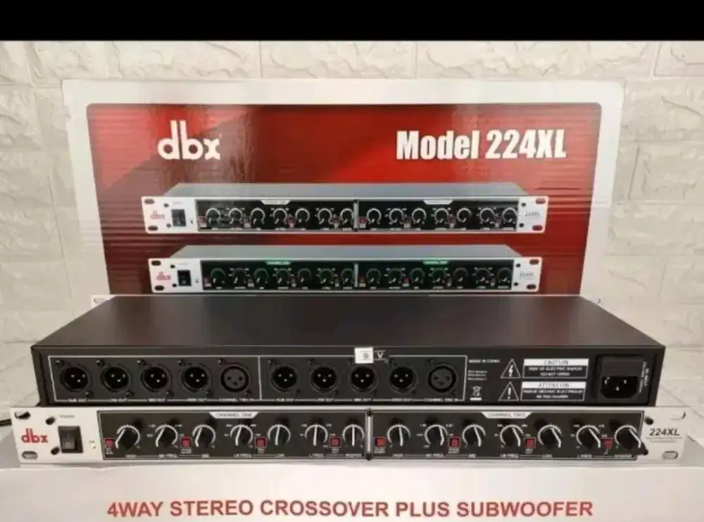 Crossover dbx 4way subwofer