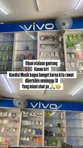 DIJUAL ETALASE ACCESORIES GANTUNG