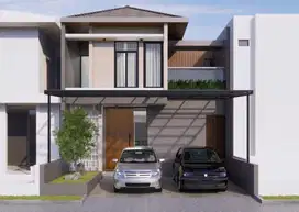 RUMAH BARU MODERN MINIMALIS DI DIAN ISTANA DEKAT GRAHA DAN CITRALAND