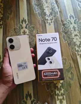Realme Note 70 Ram 4/64 cm dibuka aja (garansi blm aktit)