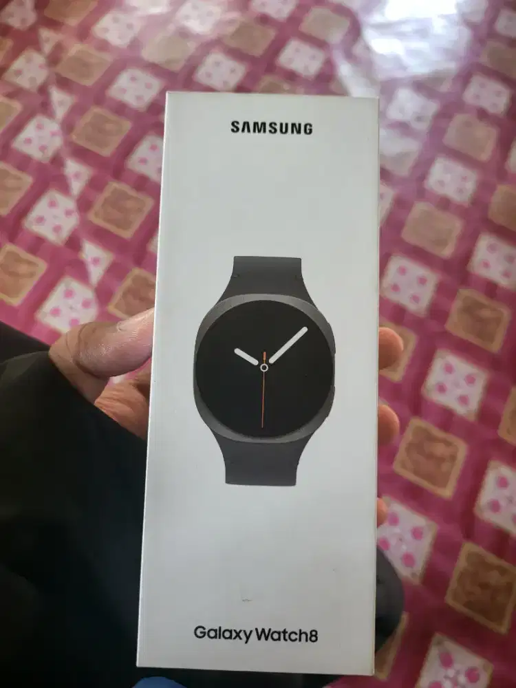 Samsung Watch8 ukuran 44mm warna Black/dark gray