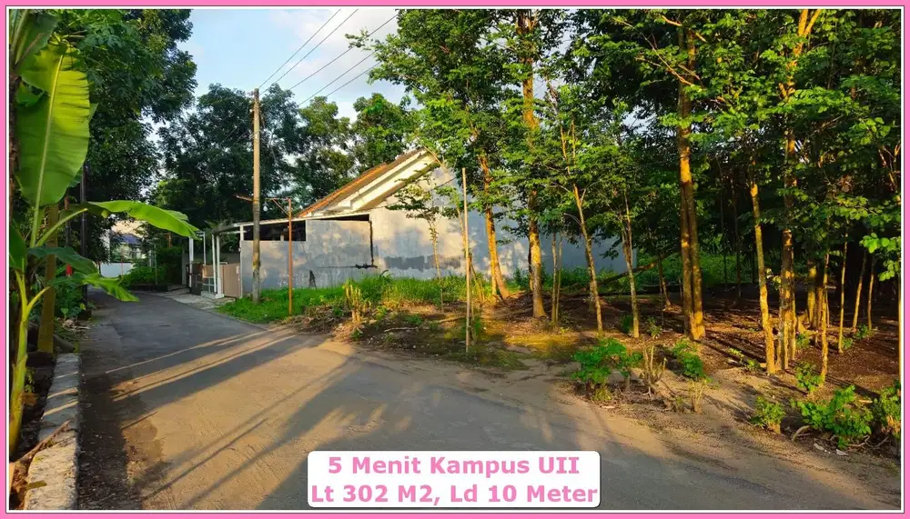 Dijual Tanah Jogja 5 Menit Kampus UII Kaliurang Sleman SHMP