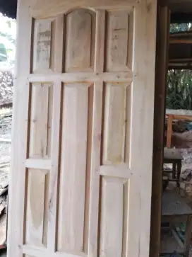 Pintu mahoni sulur 2