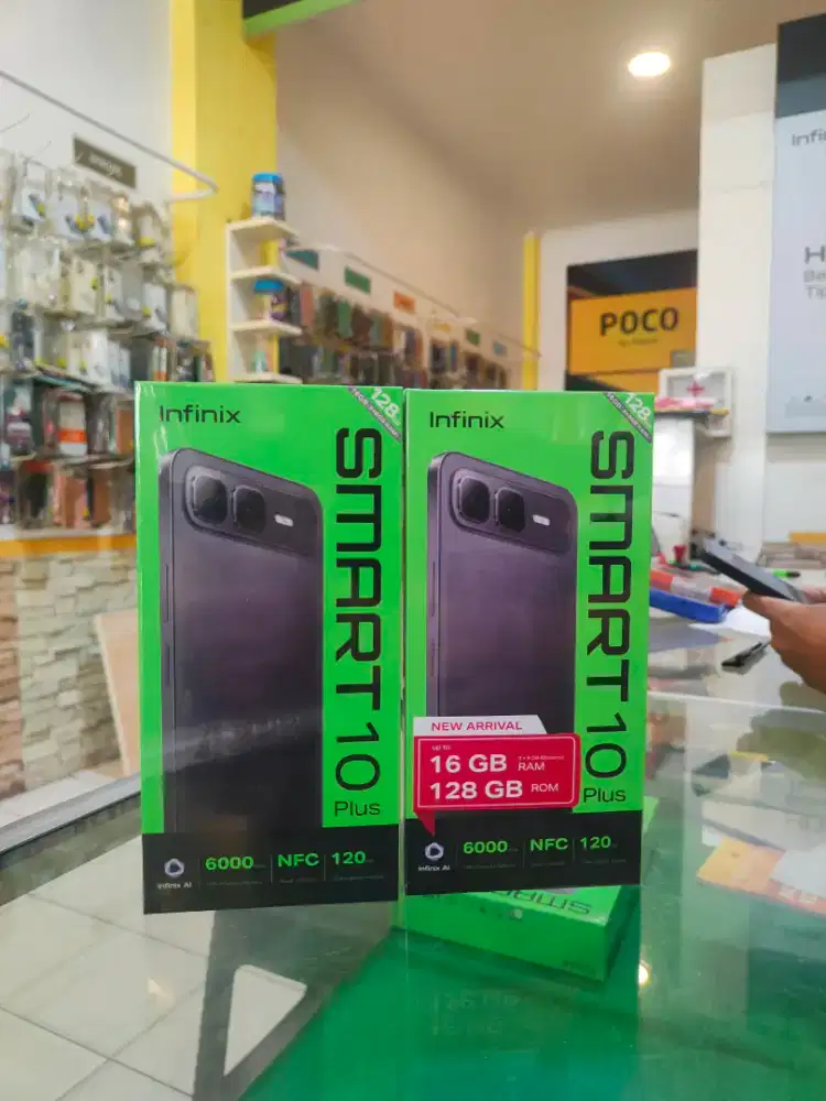 INFINIX SMART 10 plus 8+8/128 promo+bonus cash & credit garansi Resmi