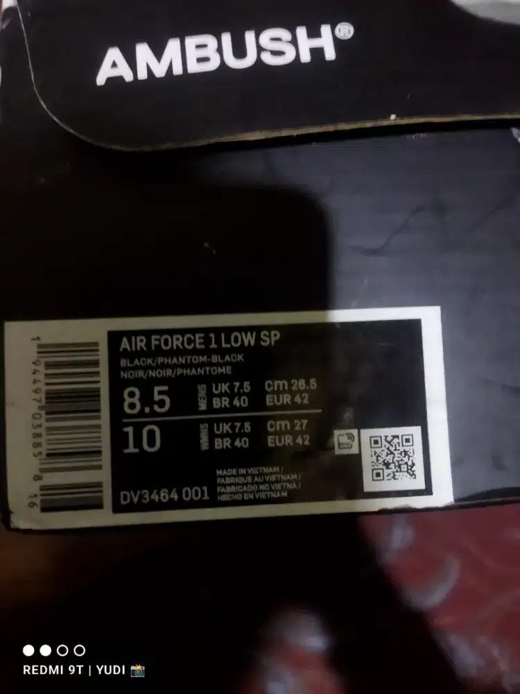 Nike Ambush Black Phantom