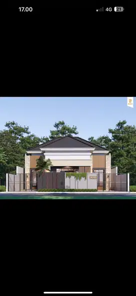 Dijual rumah baru progress sudah mau jadi mewah harga murah