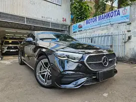 Antik 5 rb km Mercy E 300 amg line eq boost 2025 nik 2024 hitam black