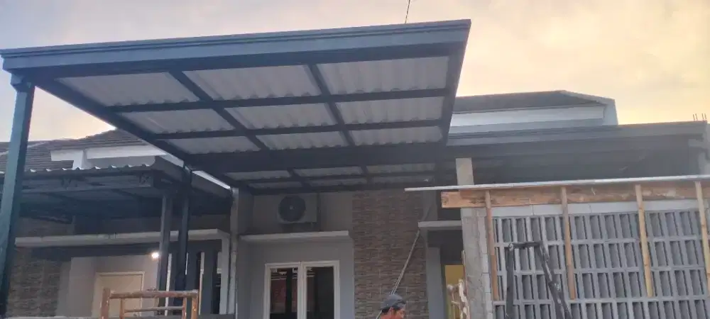 KANOPI ATAP UPVC MINIMALIS MODERN