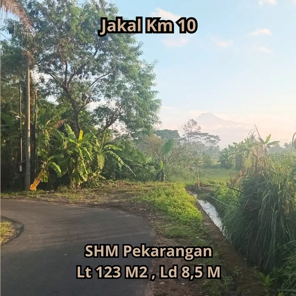 Tanah Kaliurang Km 10 Jogja 2 Menit Sd Bias SHM Pekarangan