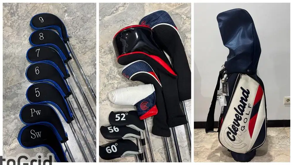 Full Set Golf - PingG410, Titleist SM8, Cleveland (siap main )