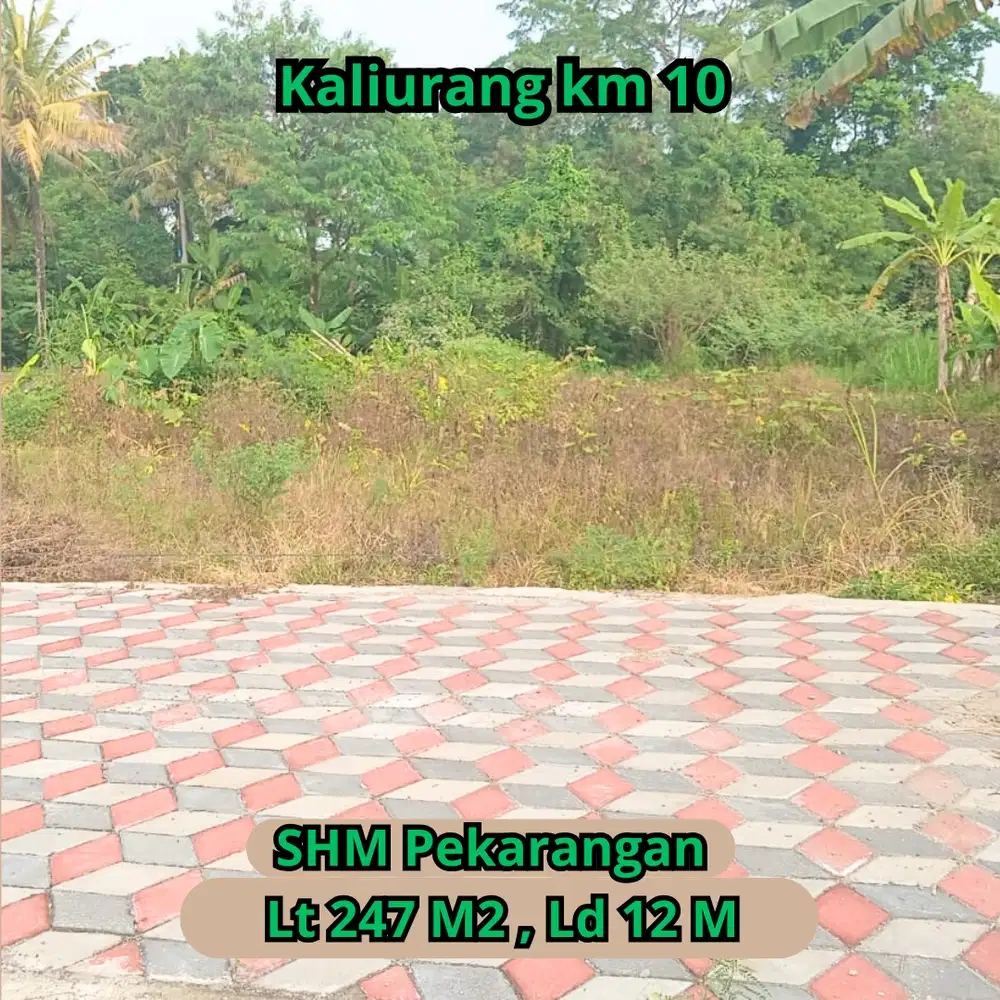 Jual Tanah Jogja Kaliurang Km 10 Siap Bangun SHM Pekarangan