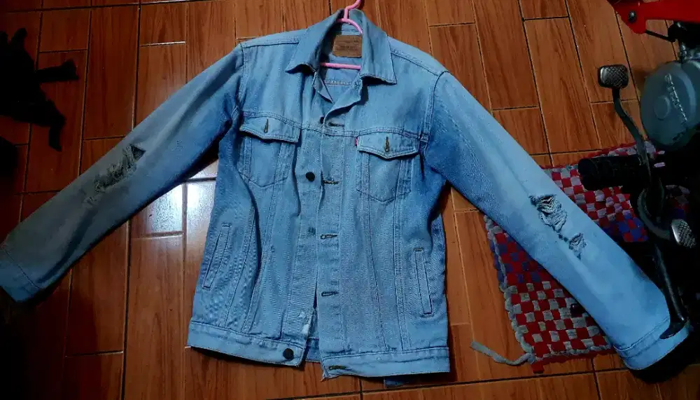 Jaket jeans kaos
