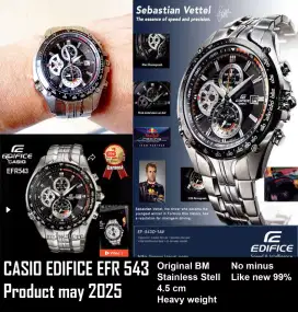 Jam tangan CASIO EDIFICE EFR 543 Original second