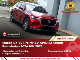 [ GARANSI 5TH ] Mazda CX60 CX 60 CX-60 PRO MHEV AWD AT 2023 2024