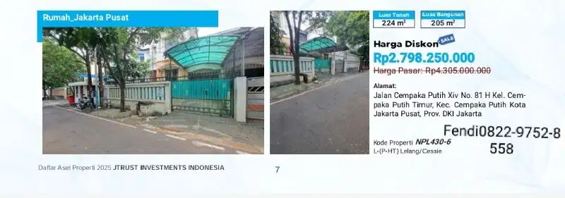 jual rumah  murah