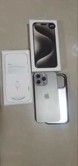 Dijual cepat IPhone 15 Pro max 256GB IBOX
