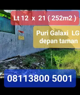 JUAL KAVLING murah‼️PURI GALAXI DEPAN TAMAN