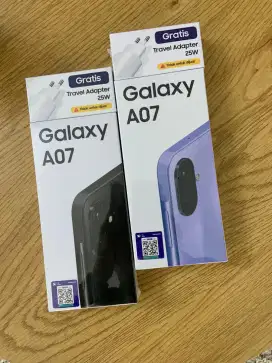 Samsung Galaxy A07 8/256 GB New Segel Garansi Resmi SEIN 12 Bulan