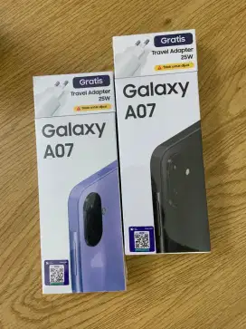 Samsung Galaxy A07 8/256 GB New Segel Garansi Resmi 12 Bulan