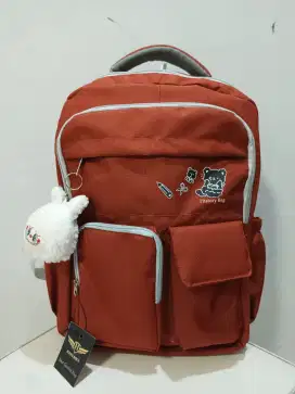 TAS SEKOLAH CEWEK PAKAI BONEKA