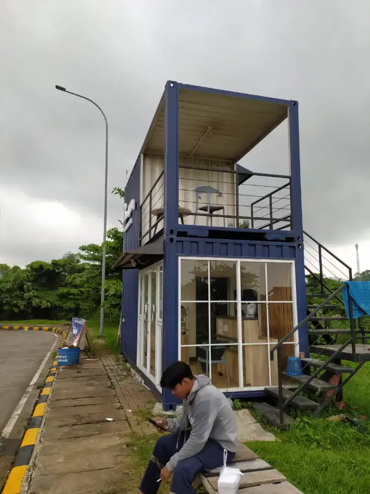 Dijual cepat Kontainer 2x20 ft bekas kantor