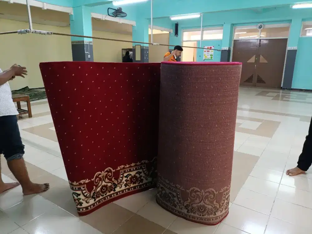 Ambal Sajadah Karpet Masjid Termurah. Tersedia Lokal maupun Impor