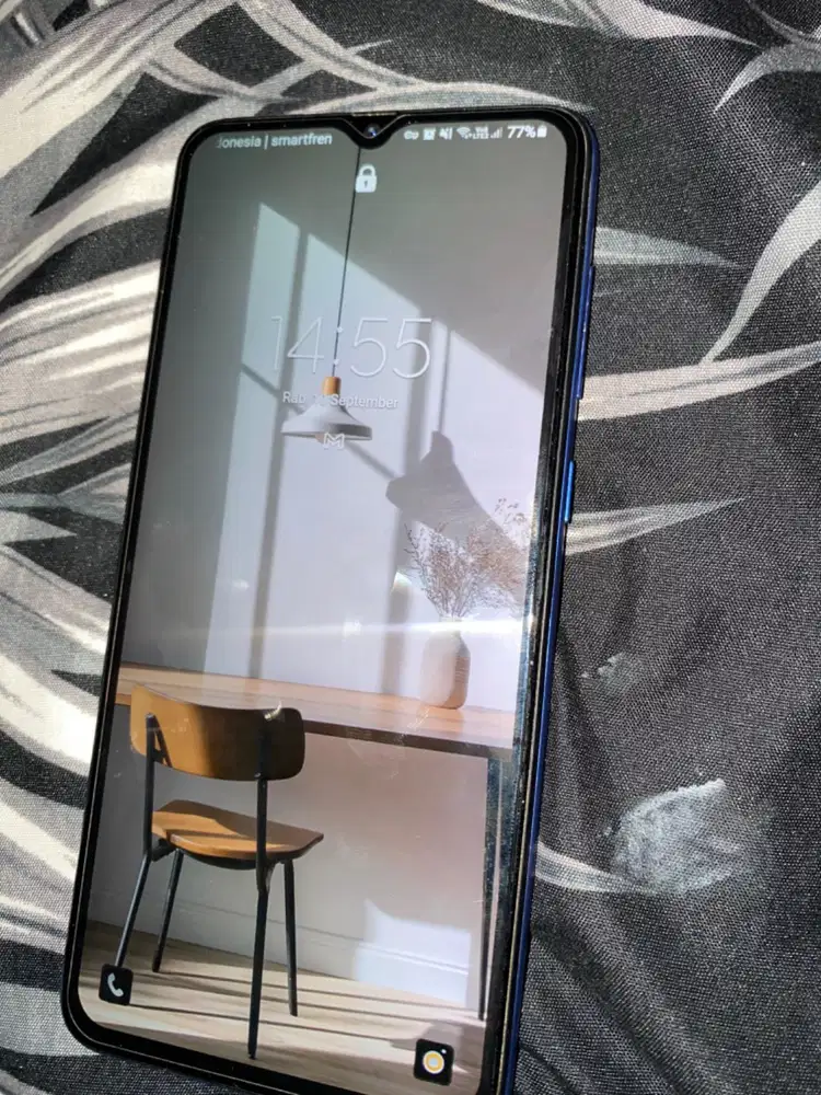 Dijual hp samsung  A70 Ram 6/128 Hp dan charger