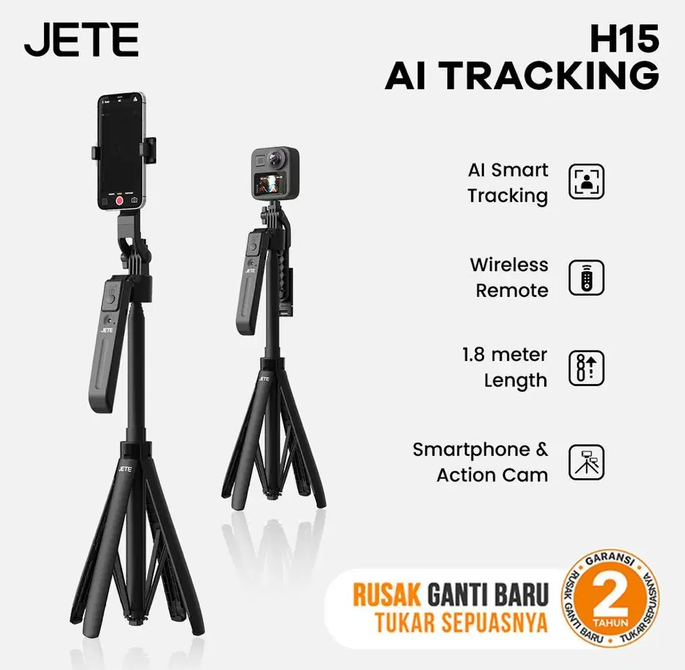 TRIPOD JETE H15+AI TRACKING