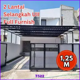 Barat Kampus UII, Rumah Baru Full Furnish Jakal