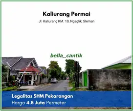 Tanah Dijual Kaliurang Permai Barat Pasar Gentan