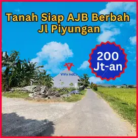 Jual Tanah Jogja View Sawah di Berbah Sleman, SHM