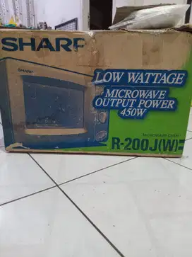 Microwave Sharp R-200J(W) – Low Watt 450W, 23L