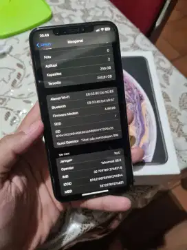 iPhone Xs Max 256GB, Gold, ex Inter, Sinyal Permanen.