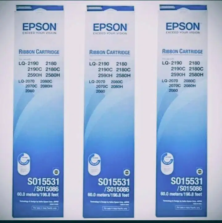 Pita Ribbon Original Epson Catrige LQ 2190/2180 S010074