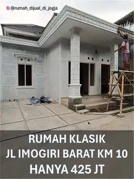 Rumah dekat RS Nur Hidayah di Bulus Wetan Jetis Bantul Proses Bangun