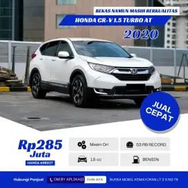 { TDP 19 JUTA } HONDA CR-V 1.5 TURBO NON PRESTIGE CVT 2020