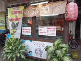 Gerobak eks takoyaki full perlengkapan/kondisi 80%nego sopan/sawangan