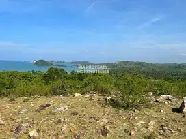 Tanah bukit view laut di Bumbang dekat Kuta Mandalika Lombok