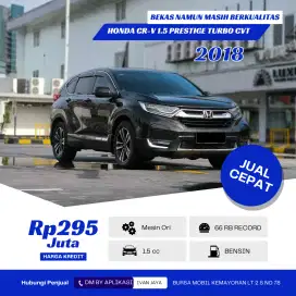 { TDP 5 JUTA } HONDA CR-V 1.5 PRESTIGE TURBO CVT 2018 DARK OLIVE