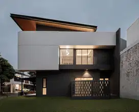 Rumah Futiristik di tengah kota Bsd city eminent