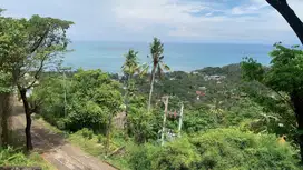 Tanah ocean view sunset the hill Batu Layar