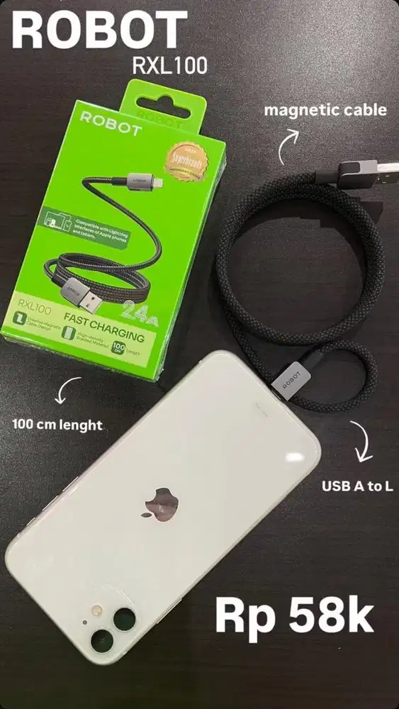 KABEL CHARGER ROBOT RXL100