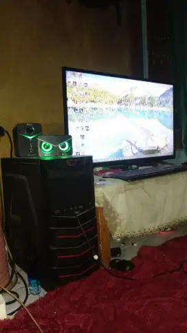 Tv samsung 32inc + Cpu