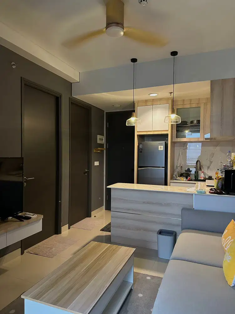 DIJUAL APARTEMEN ONE RESIDENCE 2 BEDROOM SEAVIEW FULL FURNISH