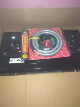 kompor 2 tungku merk Rinnai asli